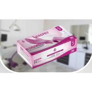 Has - Pet Pembe Nitril Eldiven S