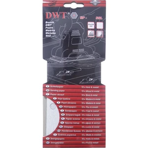 Dwt Sp-40ssl Dikdörtgen Delikli Zımpara Kağıdı 93x230mm 40 Kum