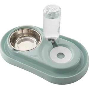 Kedi Köpek Mama Su Kabı -Mavi