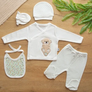 Sare Baby Sarebaby Anne Eli Serisi Unisex Organik Hastane Çıkışı 5'li Set
