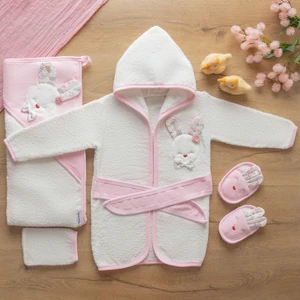Sare Baby Bebek Bornoz Takımı Kız