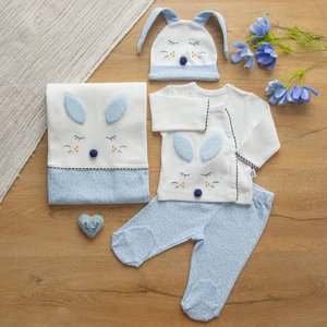 Sare Baby  Tavşan Detaylı  10'lu Hastane Çıkış Seti