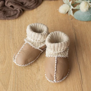 Sare Baby Deri Bebek Ayakkabısı Yeni Sezon Unisex