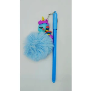 Rainbow Unicorn Ponpon Jel Tükenmez Kalem