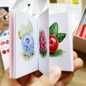 Minyatürler Için Eskiz Defteri Marker ve Grafik Için Mini Sketchbook