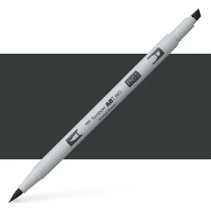 Ab-Tp Pro Dual Brush Pen Grafik Kalemi  Black N15
