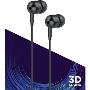 H10 Mikrofonlu Stereo Kulakiçi Kablolu Kulaklık Siyah