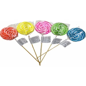 Büyük Boy Lolipop Karışık Renk Çubuklu Sosyete Şeker 30 gr 20'li