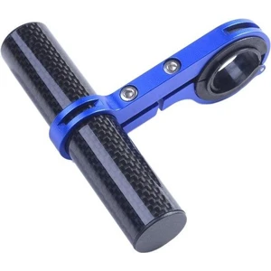 M365 Elektrikli Scooter Için Gidon Montaj Ek Bar 10CM Karbon Boru Mavi