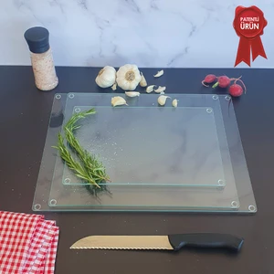 3'lü Takım Saydam | Cam Kesme Tahtası - Cam Kesme Tablası