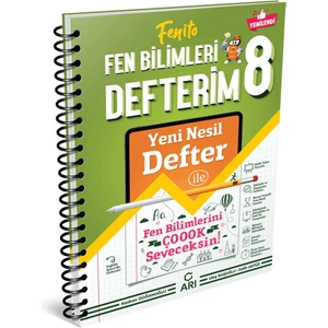 Arı Yayıncılık 8.Sınıf Fenito Fen Bilimleri Defterim