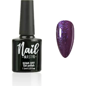 Nail Master M834 Kalıcı Oje Simli Mor 7,3 ml