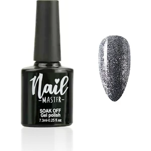 Nail Master M852 Kalıcı Oje Simli Koyu Gümüş 7,3 ml