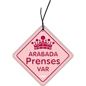 Mad Accessories Arabada Prenses Var Tasarımlı Dekoratif Oto Araç Kokusu ve Aksesuarı