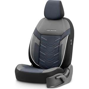 Yeni Reflective Design Premium Stitch Tech Oto Koltuk Kılıfı Tam Set