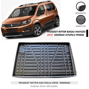 Born Garage Bagaj Havuzu Rifter 2019-2023 Tam Uyumlu 3D Kauçuk