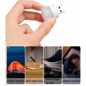 Kamp & Gece Lambası Taşınabilir Mini USB LED Işık