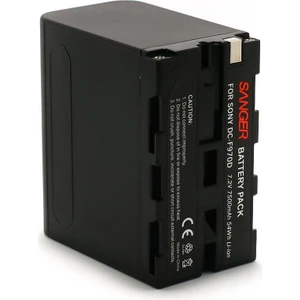 Sony Hxr-Nx3 Hxr-Nx5 Mpk-Dvf4 PBD-D50 Için Sanger NP-F970D Batarya