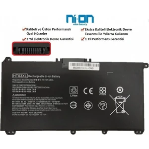 Hp white Pavilion 15-CS3007NT 8XL74EA 15-CS3006NT 8XH09EA Notebook - Laptop Batarya ( %100 Uyumlu Yüksek Kalite )