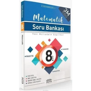 Rota Yayın Yapım Rota Yayınları 8. Sınıf Matematik 3m Prestij Soru Bankası