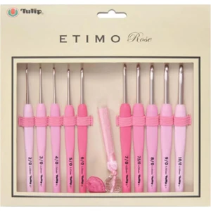 Etimo Rose 10'lu Pembe Yün Tığ Seti