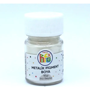 Epoksi Reçine Metalik Sedefli Pigment Toz Boya Inci Beyazı 10 gr