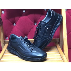 Hakiki Deri Ortopedik Spor Model Günlük Casual Ayakkabı