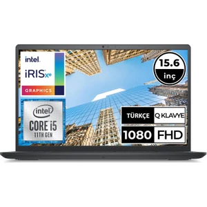 Inspiron 15 3511 I3511122SPPU06 I5-1135G7 16GB 512SSD 15.6" Fullhd Freedos Taşınabilir Bilgisayar