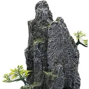 Süsler Rockery Akvaryum Balık Tankı Peyzaj Dekorasyon Vintage Ev Reçine | Süslemeleri (Yurt Dışından)