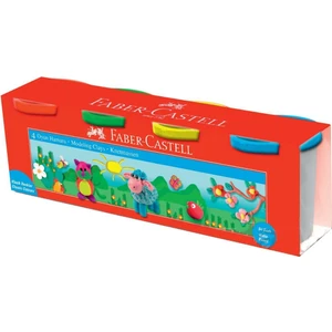 Faber Castell Oyun Hamuru 4 Renk 100 gr Klasik Renkler