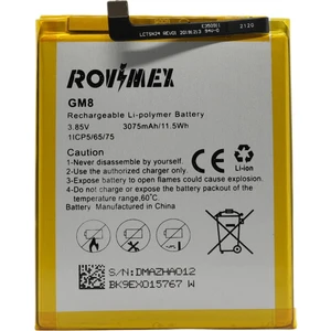 General Mobile Gm 8 Rovimex Batarya Pil