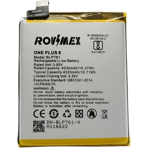 Oneplus 8 Rovimex Batarya Pil