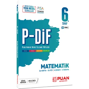 Puan Yayınları 6. Sınıf Matematik PDİF Konu Anlatım Föyleri
