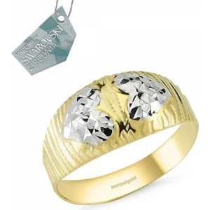 Sembol Gold Altın Şık Tasarım Yüzük Sg42-018317