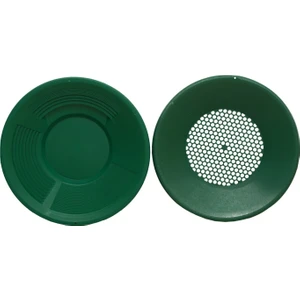 Yeşil Gold Pan Altın Eleği ve Pan Üstü Elek  Altın Arama Eleme Kumda Irmakta Altın Yıkama