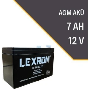 7 Ah Amper 12 V Volt Kuru Tip Agm Akü