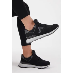 Tonny Black Siyah Kaymaz Eva Taban Süet Sneaker