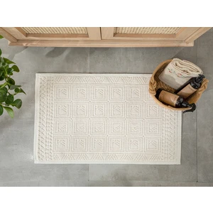 English Home Shabby Pamuklu Kilim 50 x 80 cm Beyaz