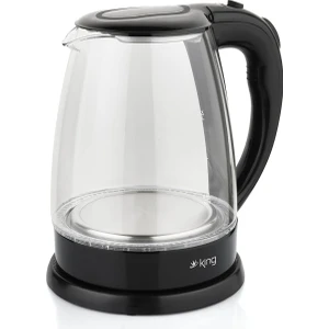 KSI1001 Alice 1.8 Lt Işıklı Cam Kettle Su Isıtıcı