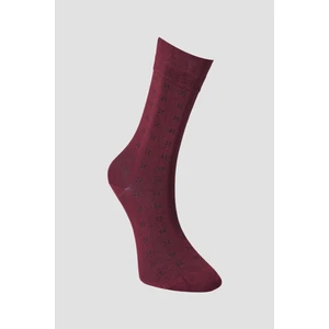 ALTINYILDIZ CLASSICS Erkek Bordo-siyah Bambulu Çorap