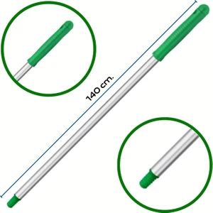 Premium  Alüminyum Eloksallı Sap, Vidalı 140 cm Yeşil