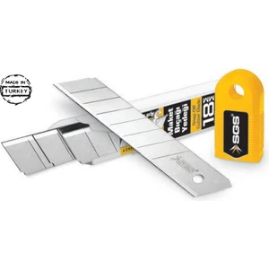 Maket Bıçağı Yedeği 18MM 1 Pk (10 Adet) SGS164