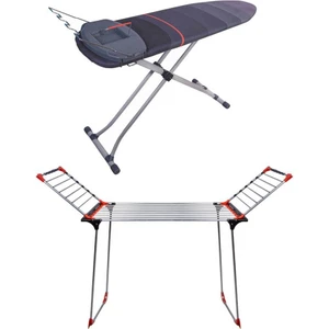 MM151 Ultraboard Ütü Masası MM080 Show Lüx Alüminyum Çamaşır Kurutmalık Set
