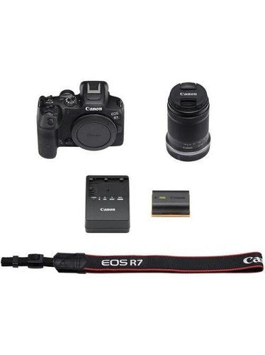 Resim Canon EOS R7 + 18-150 MM Fotoğraf Makinesi + EF-EOS R Adaptör (Canon Eurasia Garantili) 