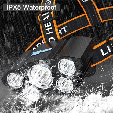 Janva Rc-21 Şarjlı 5 LED 5x T6 Cree LED 36000 Lümen Fiyatı
