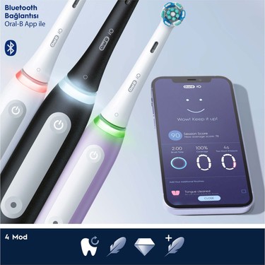 Oral-B iO 4 Şarjlı Diş Fırçası - Beyaz Fiyatı - Taksit Seçenekleri