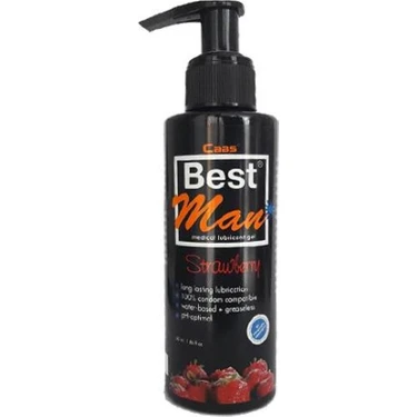 Best Man 150ML. Büyük Boy Çilekli Lubricant