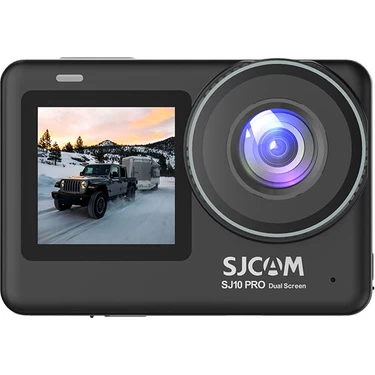 SJCAM SJ10 Pro Dual Screen 20MP 5G WiFi 4K60 UHD 8X Dijital Zoom 154° FPV Dinamik Lens Geniş Açı