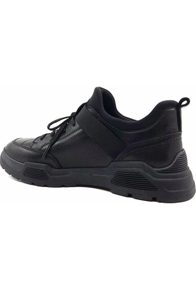 Greyder 14252 Siyah Deri Kışlık Erkek Ayakkabı