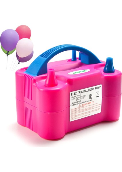 Sm Elektrikli Balon Pompası Çift Çıkışlı Balon Makinası